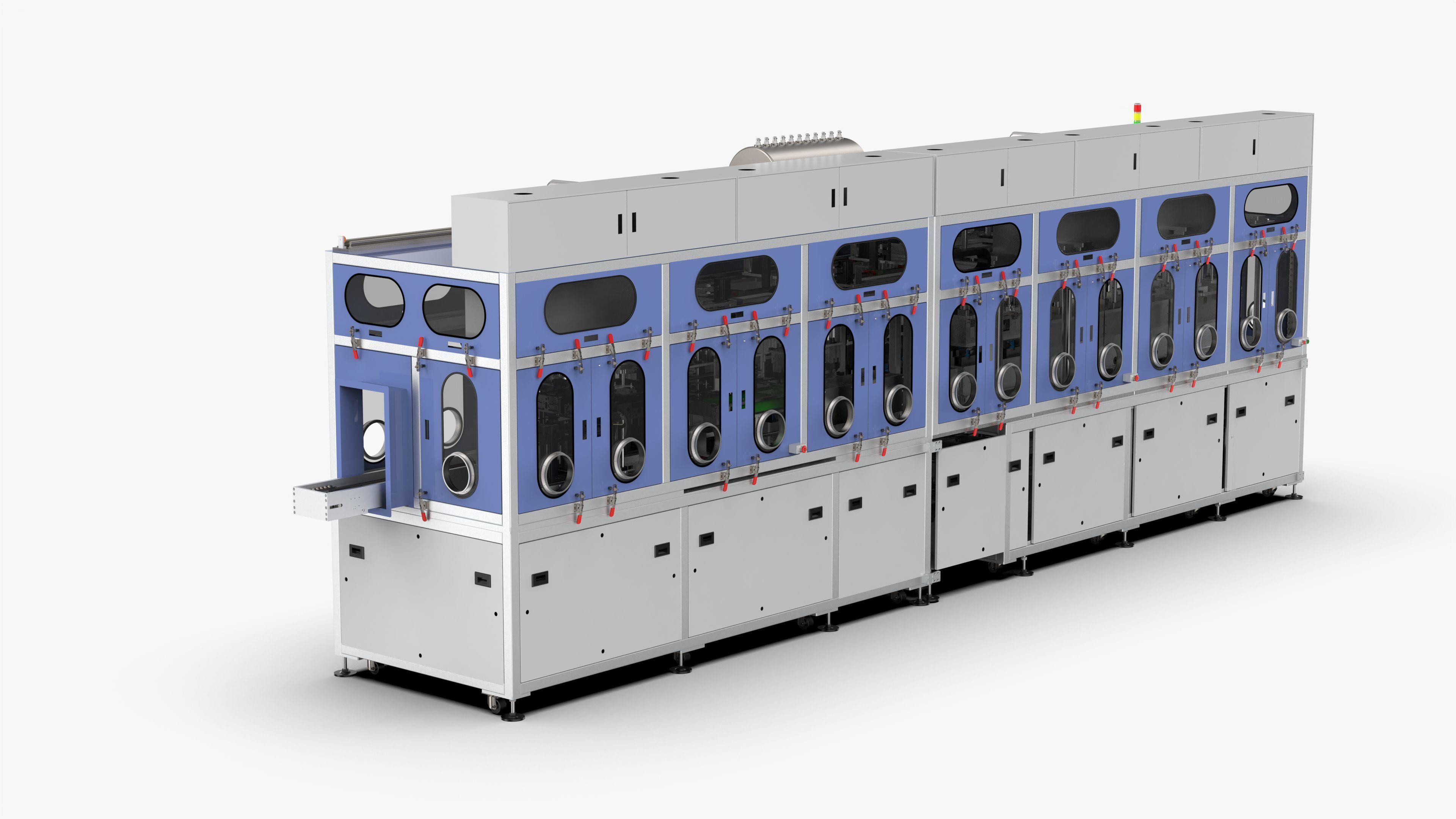 Soft Pack Lithium Battery Vacuum Injection Sealing Machine 3D model_1