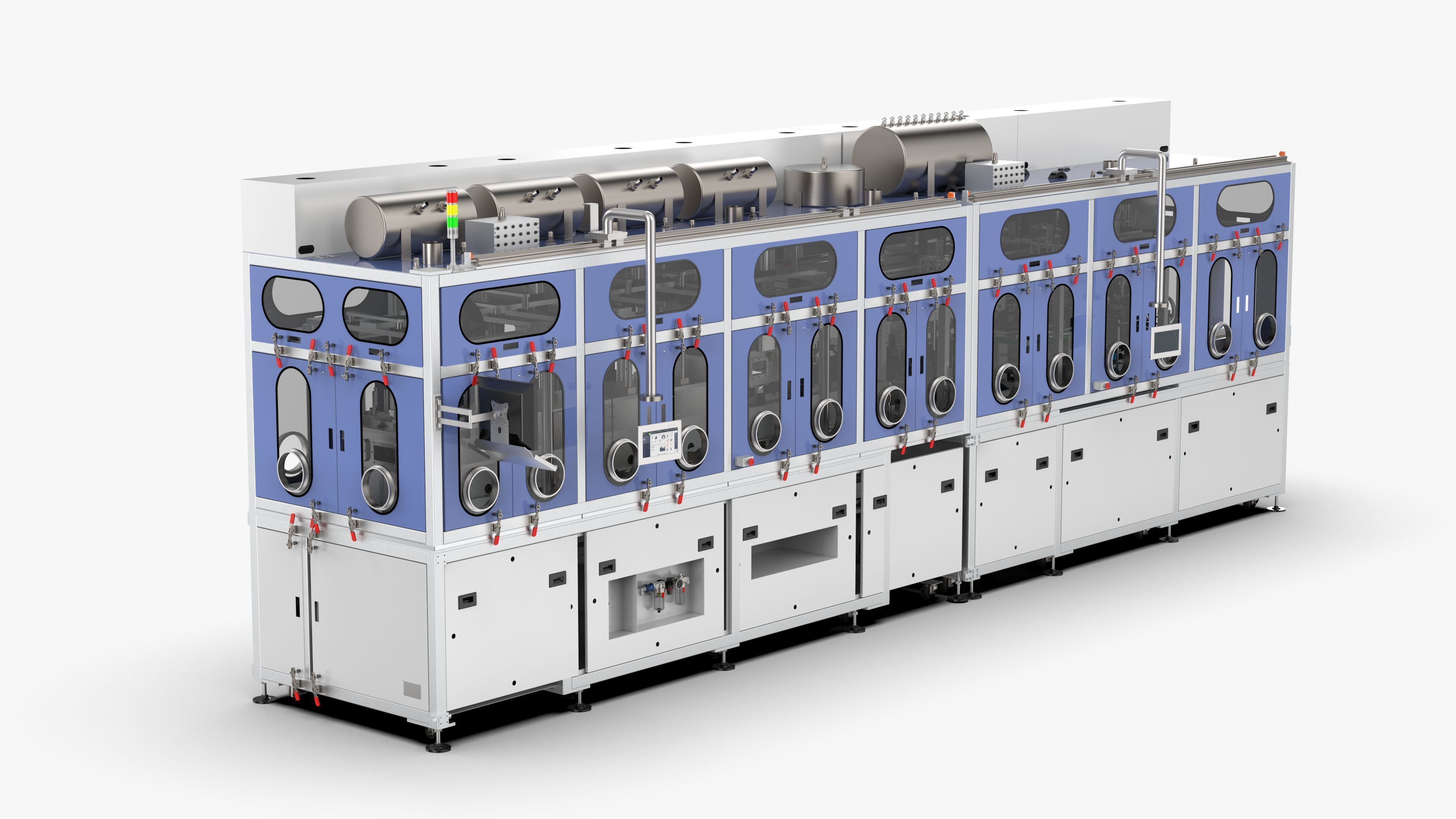 Soft Pack Lithium Battery Vacuum Injection Sealing Machine 3D model_7