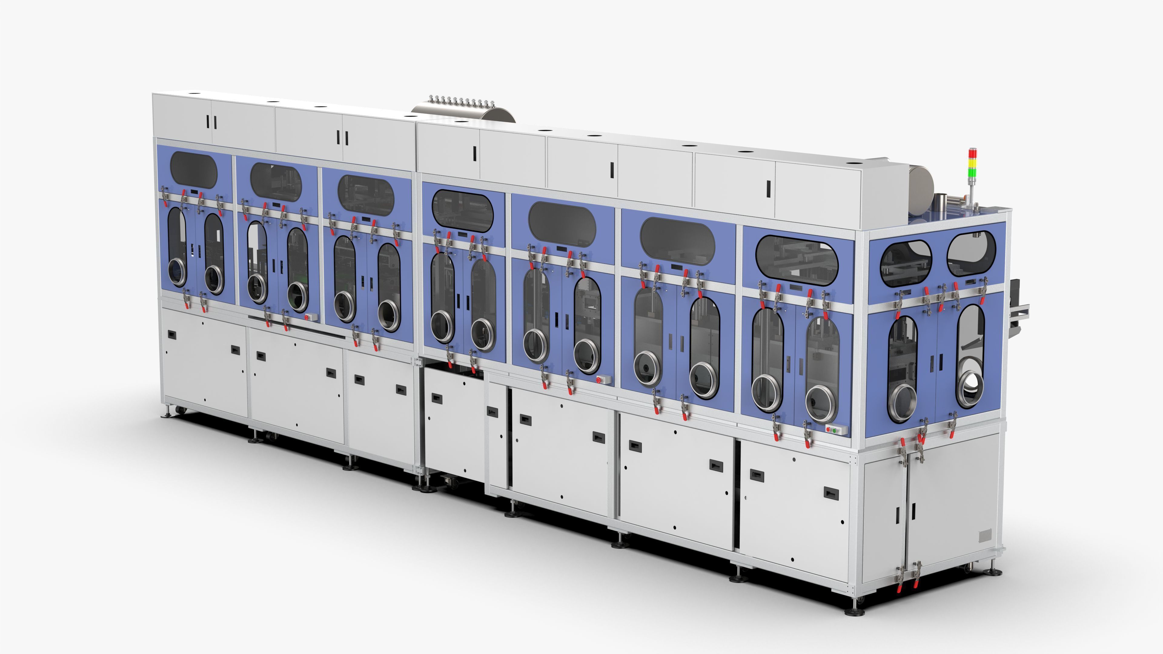 Soft Pack Lithium Battery Vacuum Injection Sealing Machine 3D model_5