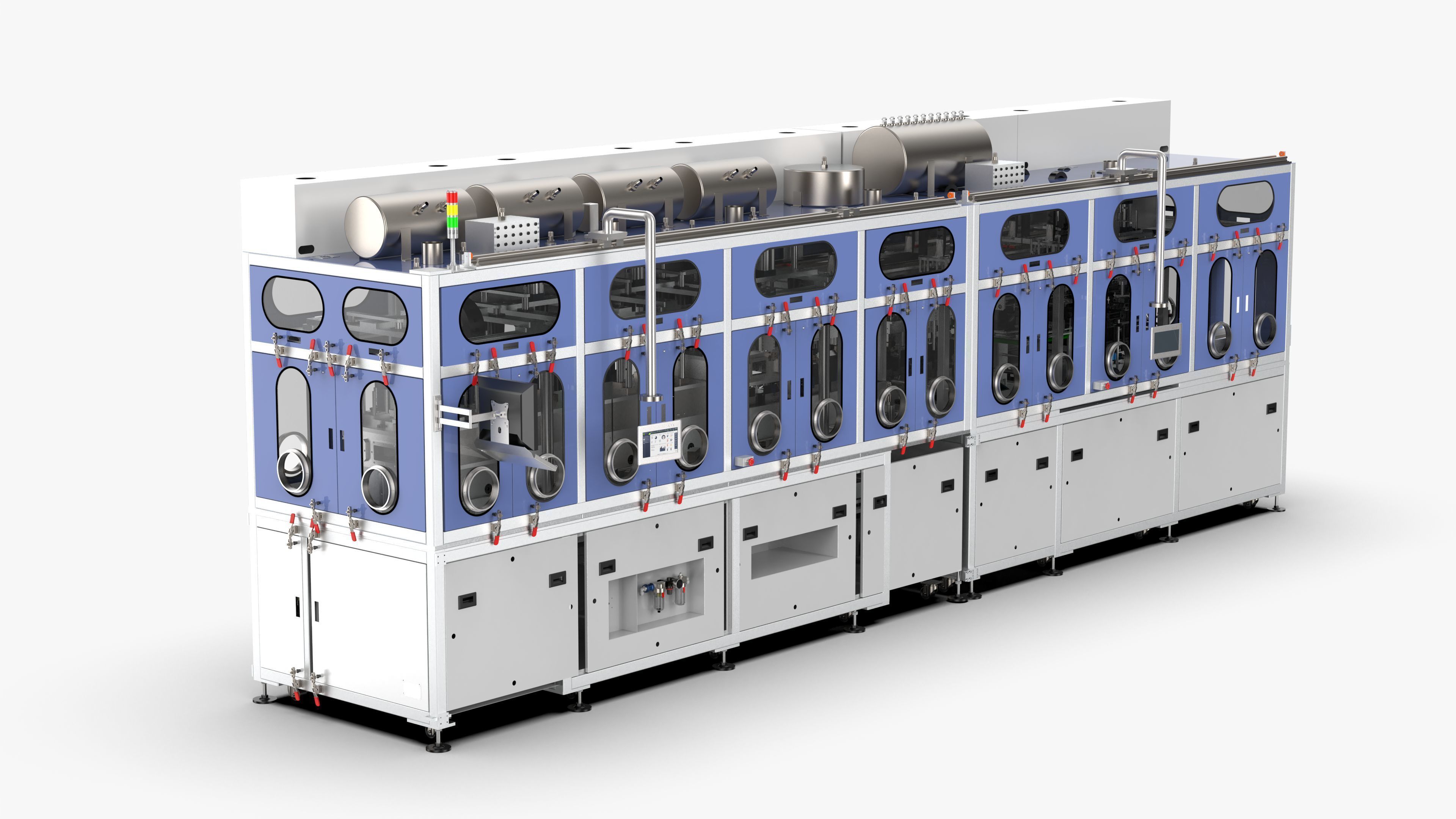 Soft Pack Lithium Battery Vacuum Injection Sealing Machine 3D model_2