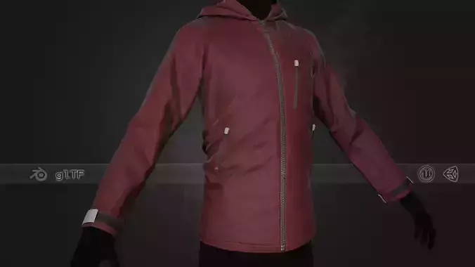 Red Snowboard Hoodie Style 1