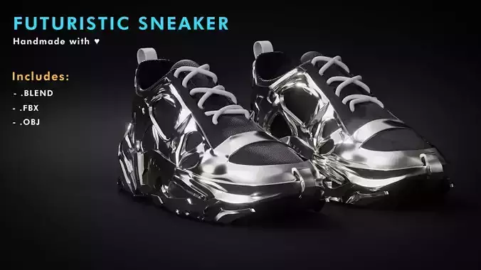 Futuristic Sneaker Shoes