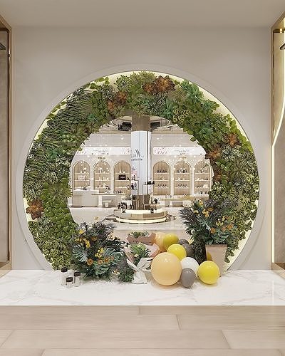 Plant circle 3D model