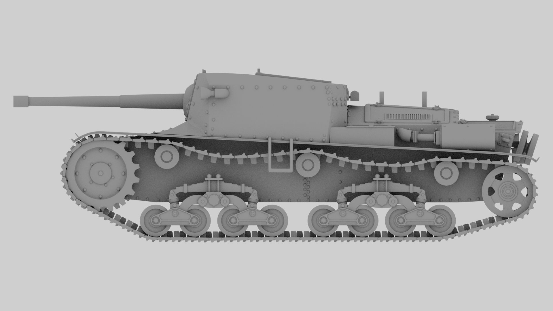 Semovente 75 34 M 42 3D model_5