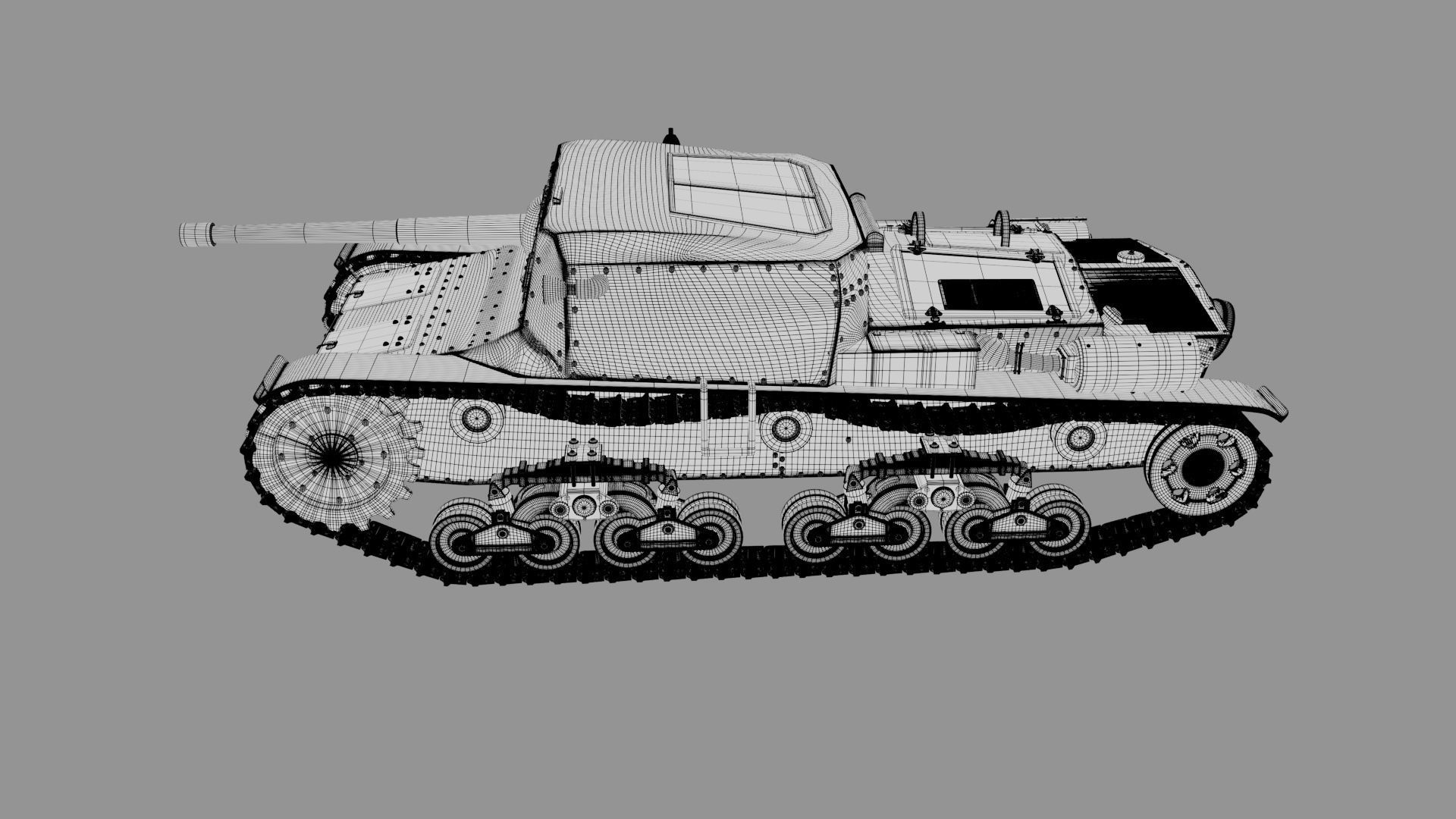 Semovente 75 34 M 42 3D model_6
