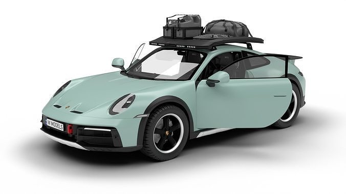 Porsche 911 Dakar HQ 3D model
