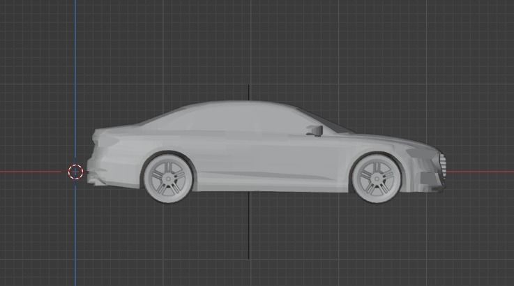 Low Poly Car model Low-poly 3D model_4