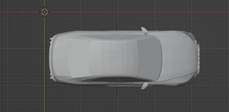 Low Poly Car model Low-poly 3D model_5