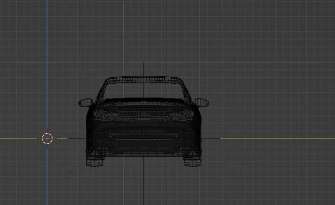Low Poly Car model Low-poly 3D model_9
