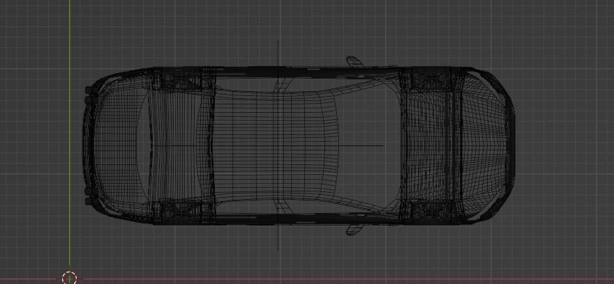 Low Poly Car model Low-poly 3D model_12