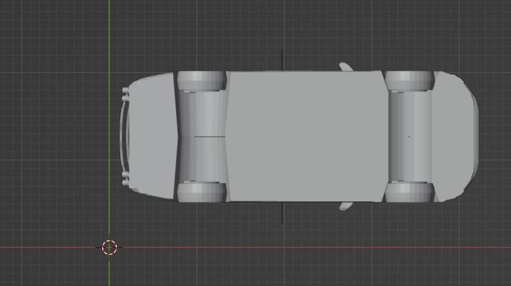 Low Poly Car model Low-poly 3D model_6