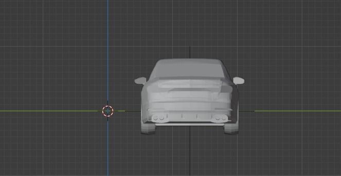 Low Poly Car model Low-poly 3D model_3