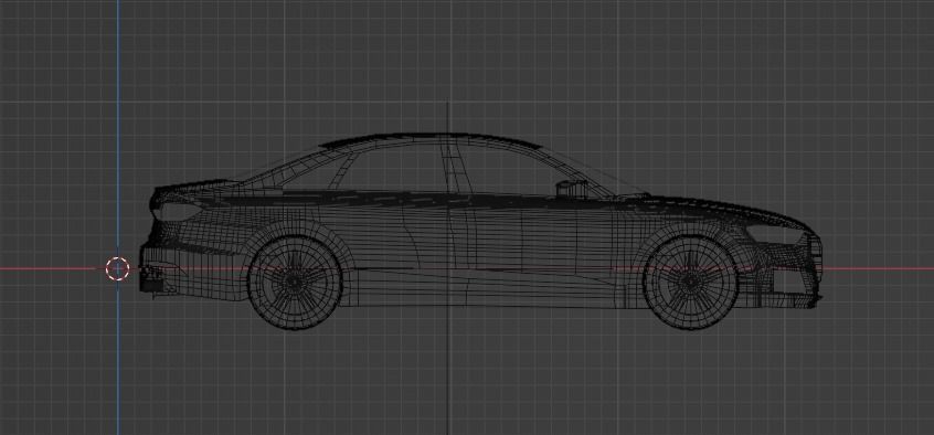 Low Poly Car model Low-poly 3D model_10