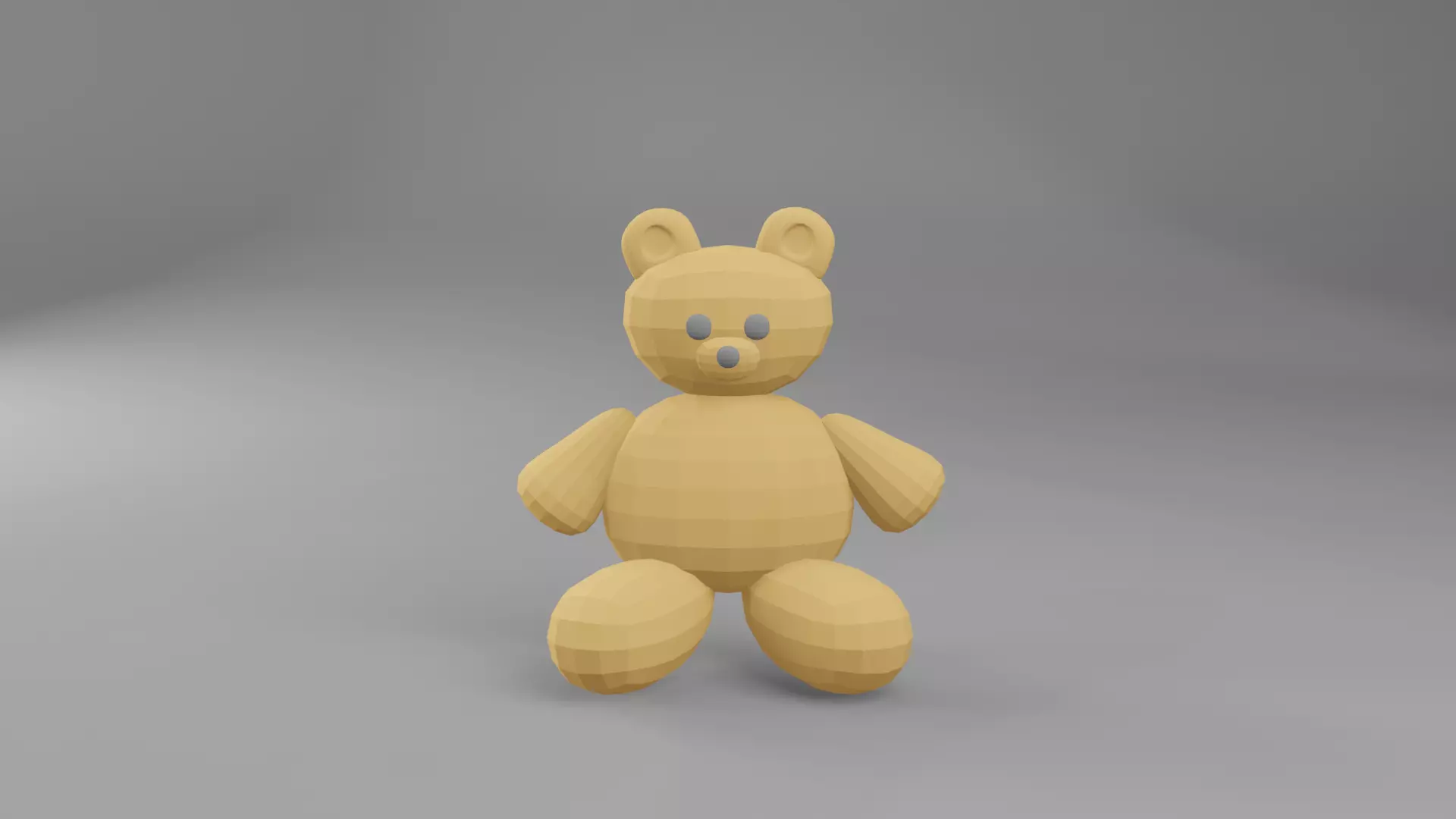 Teddy bear toy Free 3D model