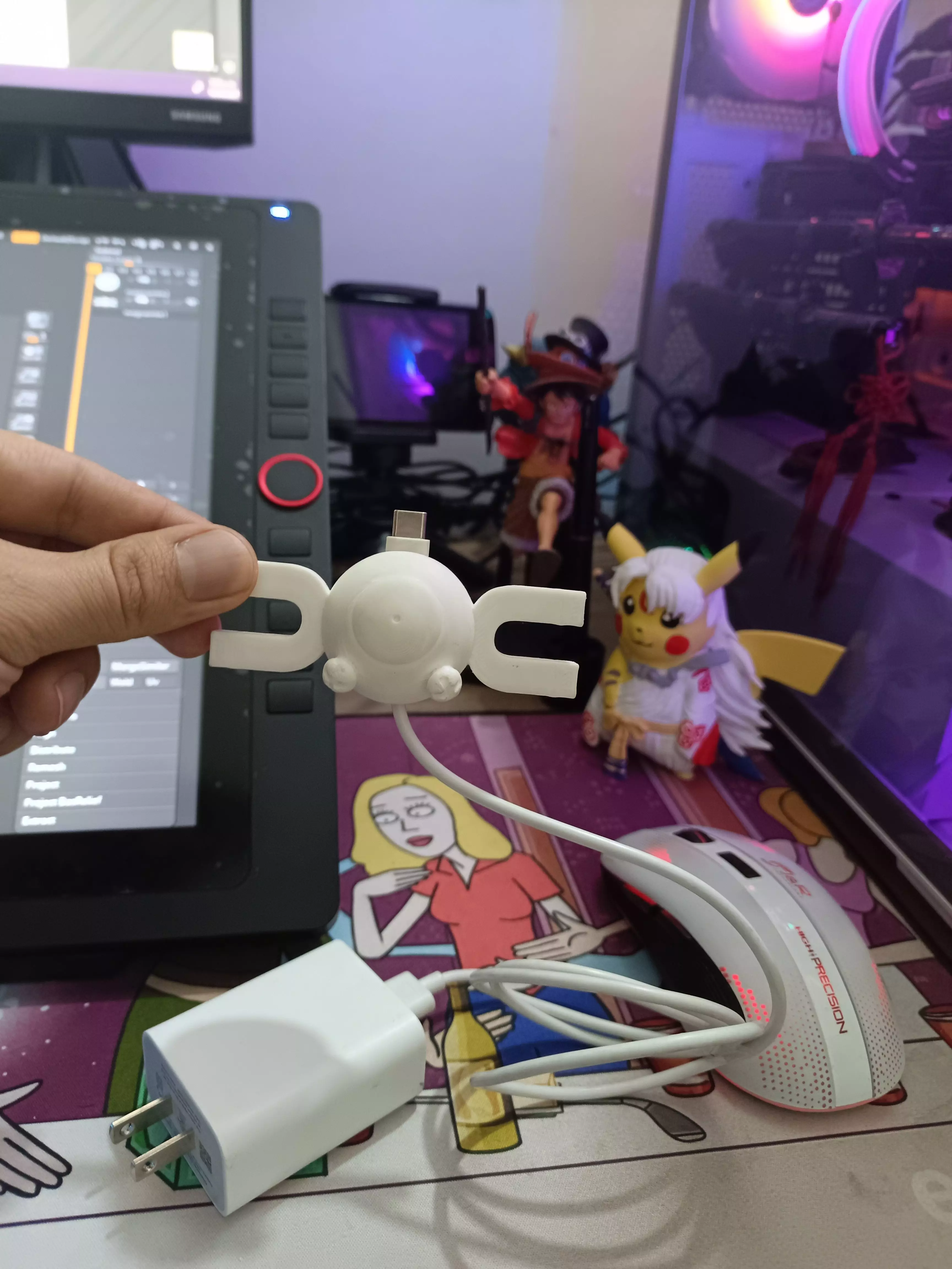 MAGNEMITE - USB TYPE C 3D print model_0
