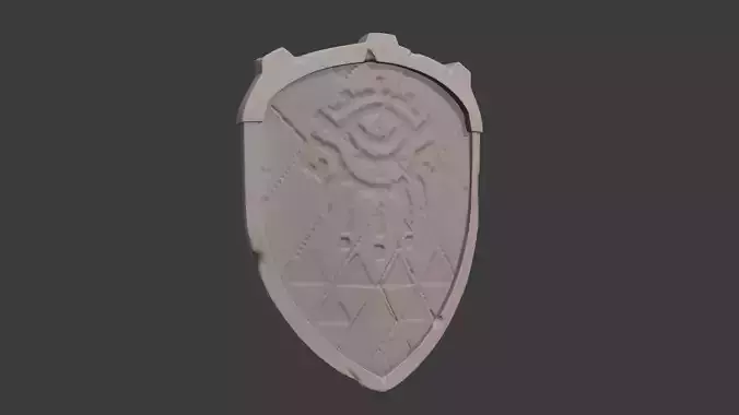 The Legend Of Zelda Tears of The Kingdom Old Wooden Shield 