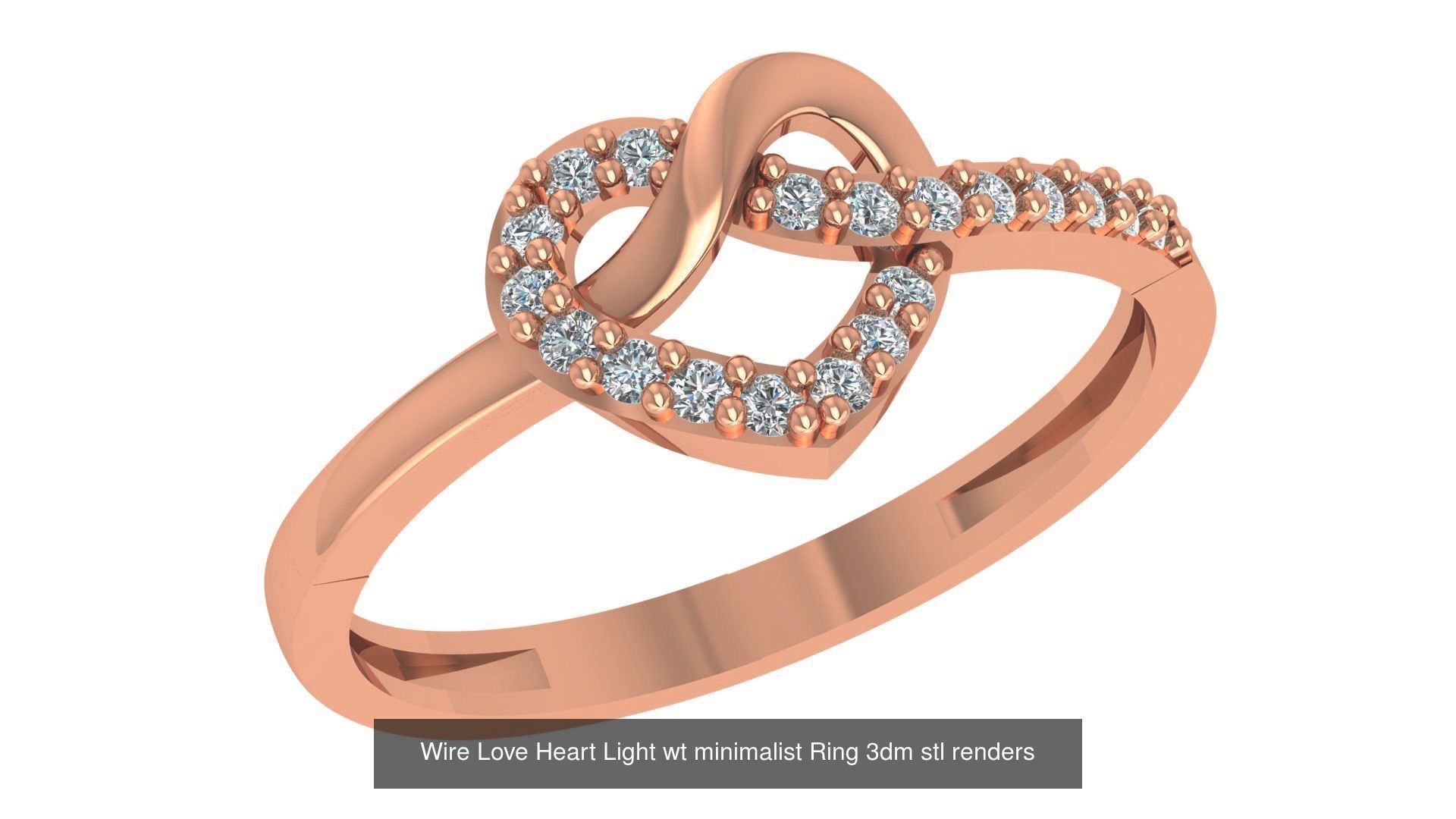 41 Wire Light wt minimalist Ring 3dm stl renders  3D Model Collection_7