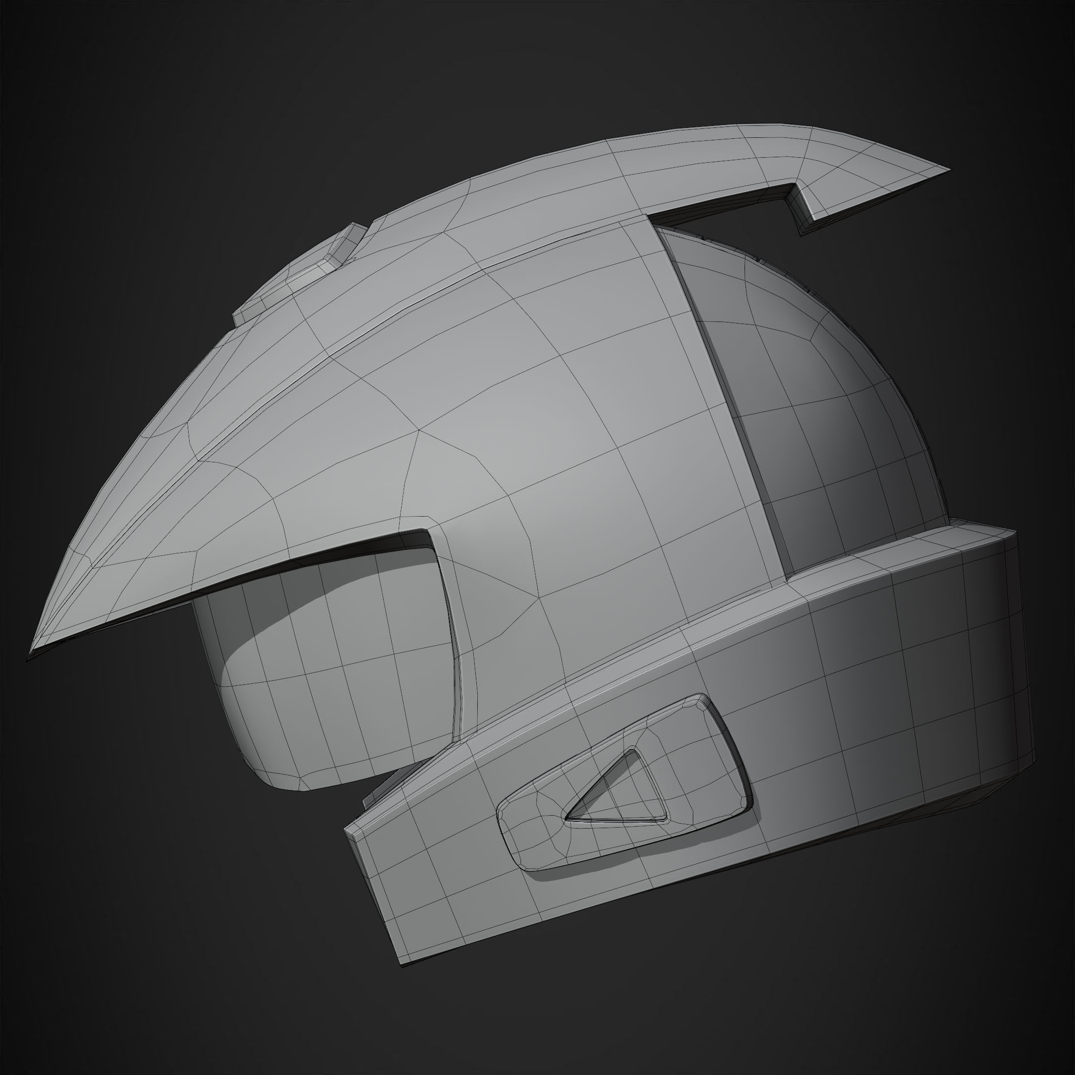 Yu-Gi-Oh 5ds Yusei Fudo Duel Runner Helmet for Cosplay 3D print model_18
