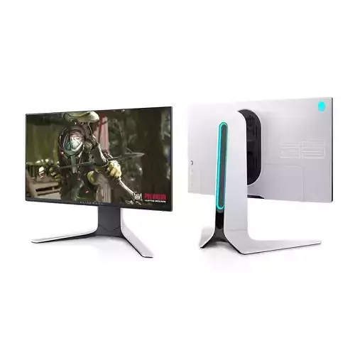 Dell Alienware 27 Monitor Low-poly 3D model