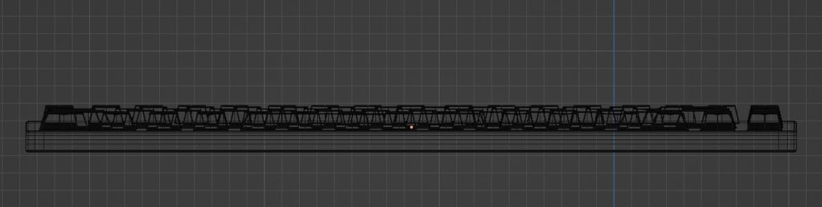 Keyboard Free low-poly 3D model_6