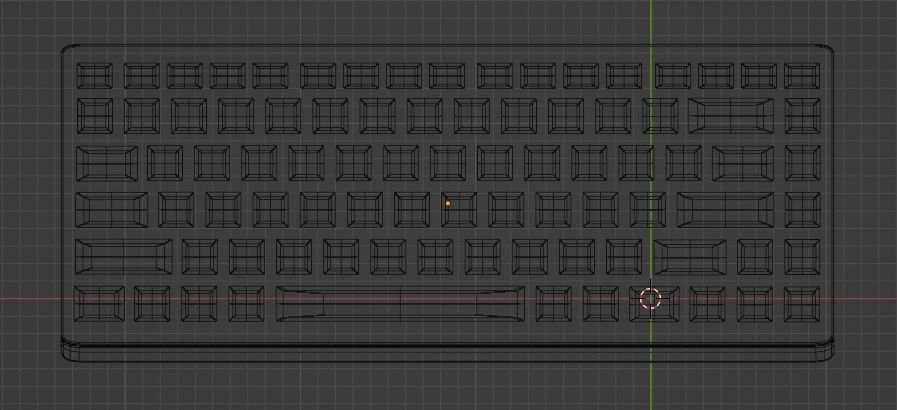 Keyboard Free low-poly 3D model_5