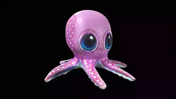 Cute little octopus