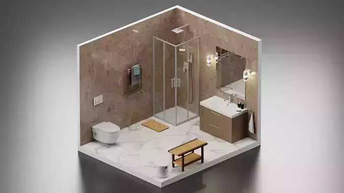 Bathroom interior