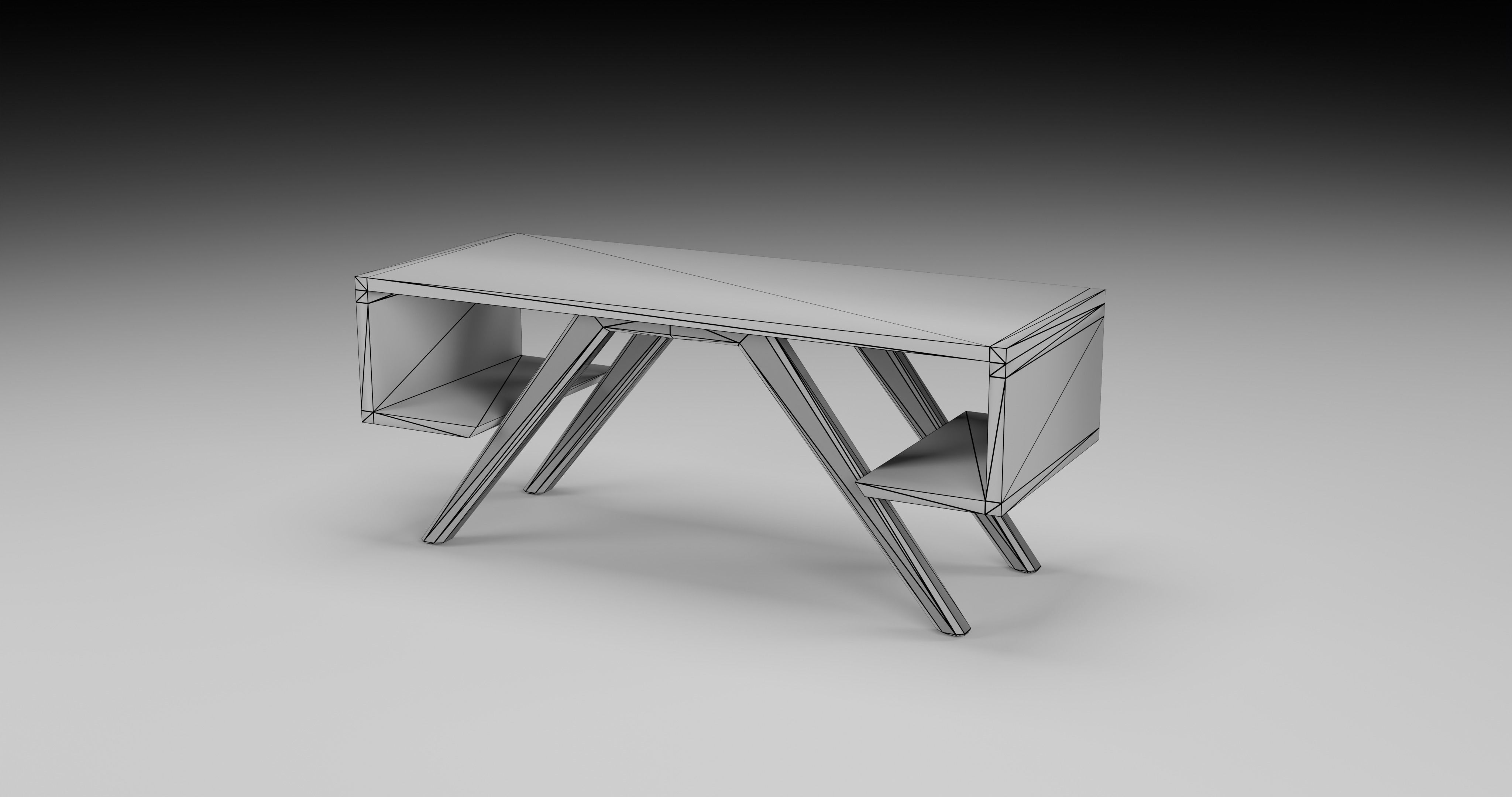 Table2 Low-poly 3D model_3
