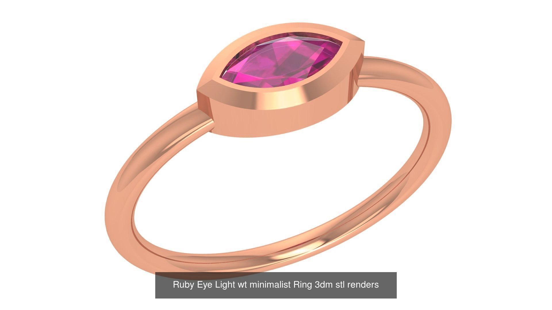 19 Mono Single Solitaire Diamond Ring 3dm stl renders details 3D Model Collection_8