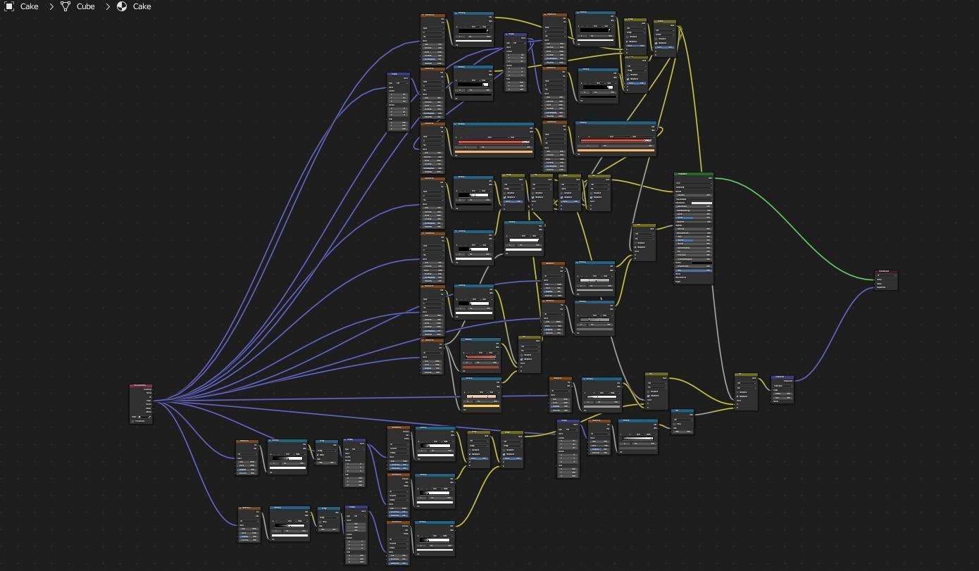 Strawberry cake classic 3D model  3D model_18