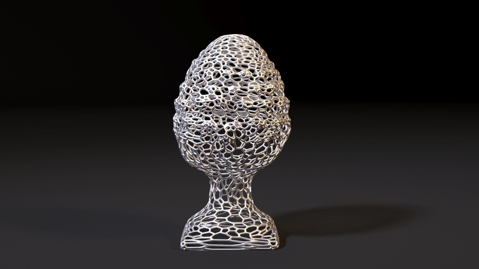 Decor pine cone 3D print model_7