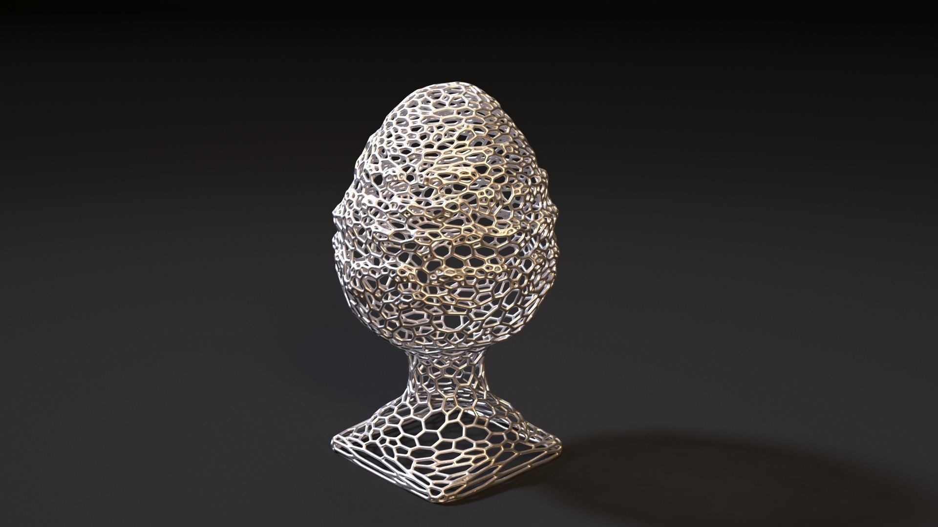 Decor pine cone 3D print model_1