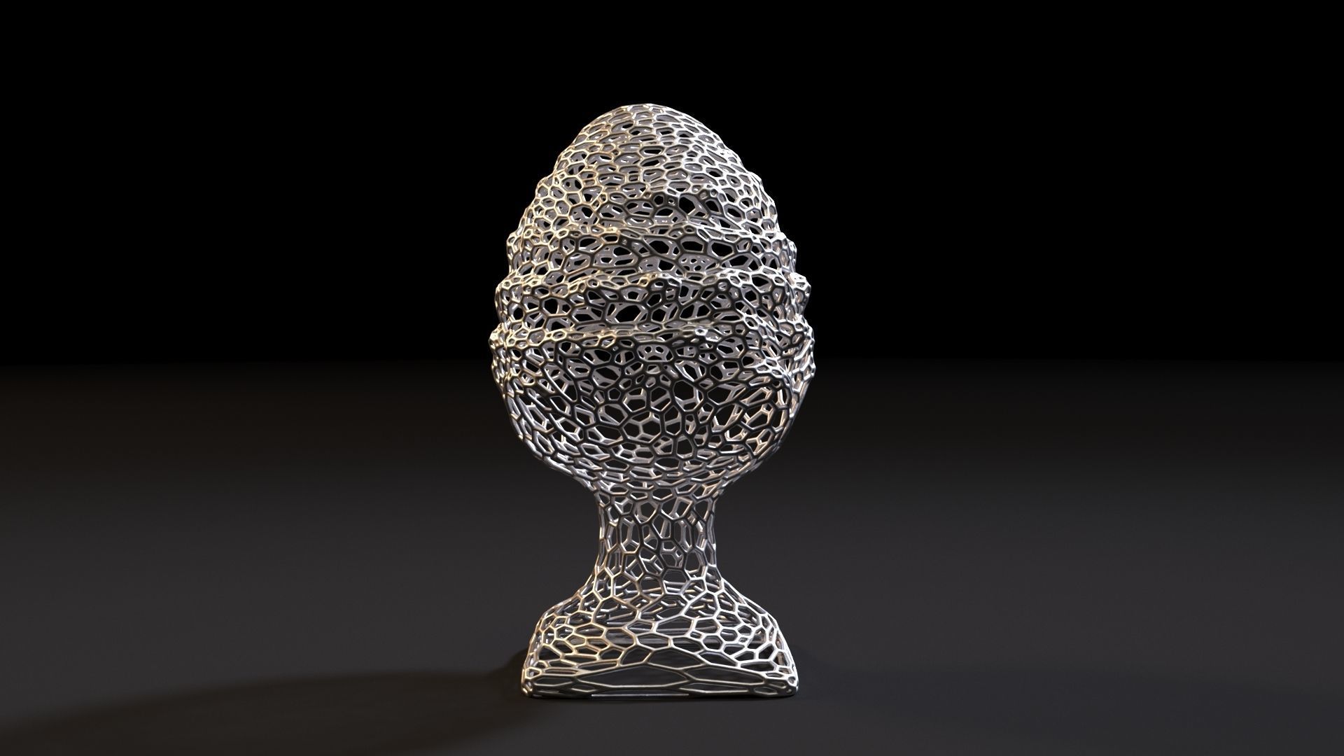 Decor pine cone 3D print model_4