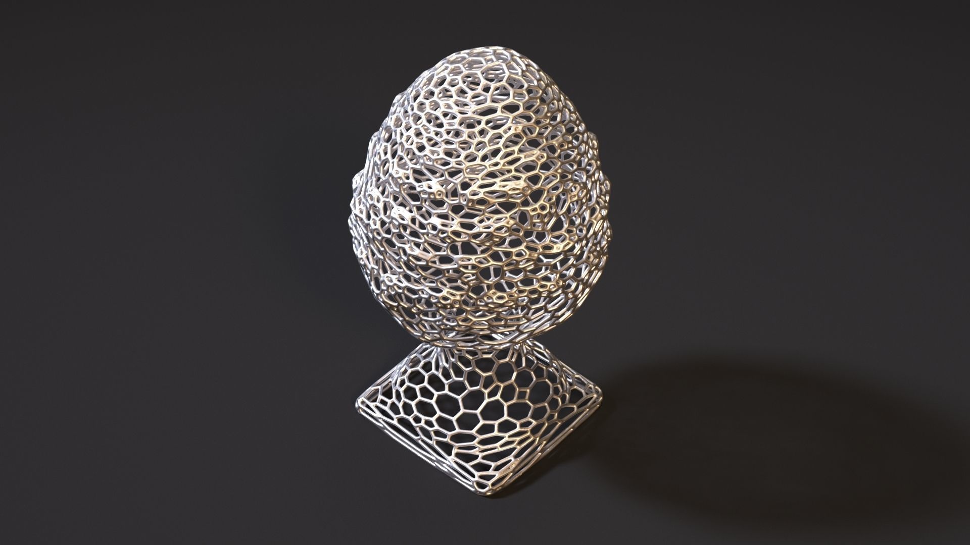 Decor pine cone 3D print model_9