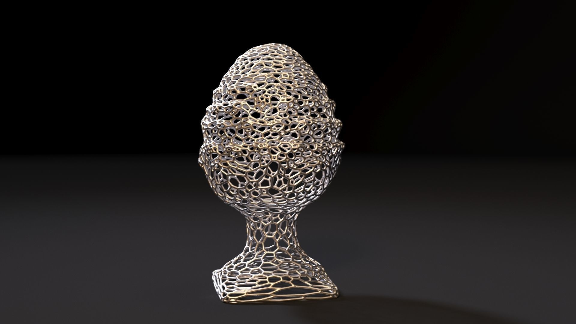 Decor pine cone 3D print model_2