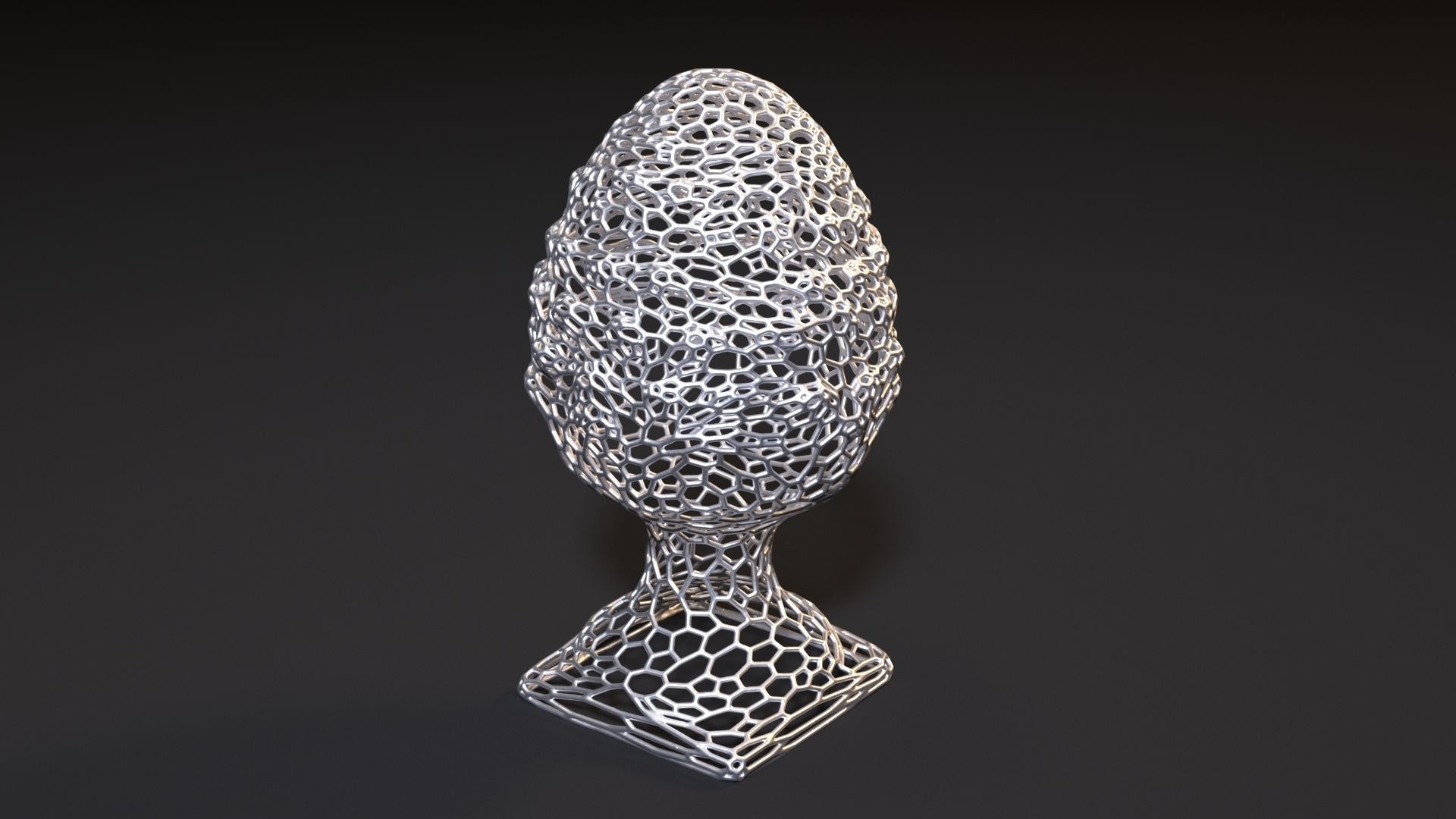 Decor pine cone 3D print model_6