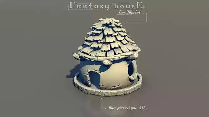 FANTASY HOUSE for 3Dprint 3D print model