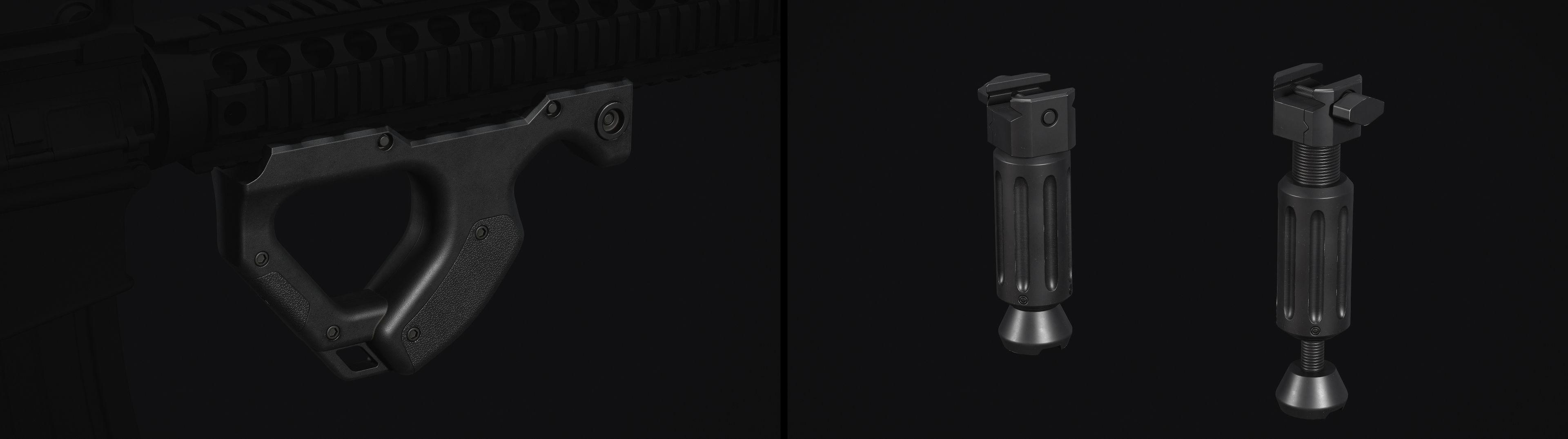 M4-AR15 Rifle Low-poly 3D model_28