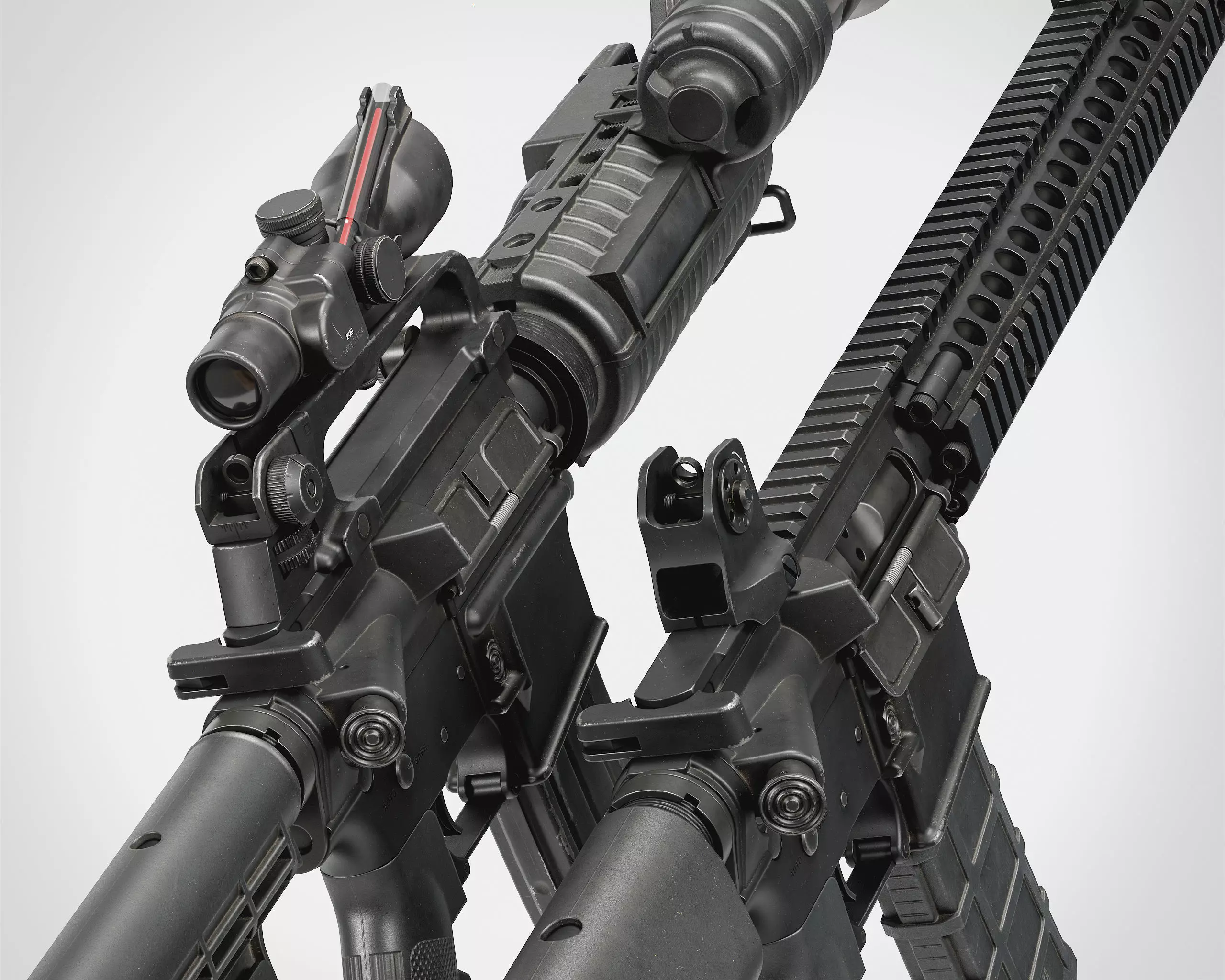 M4-AR15 Rifle Low-poly 3D model_0