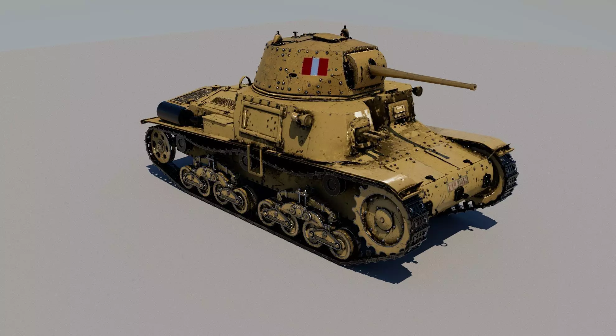 Carro M15 42 3D model