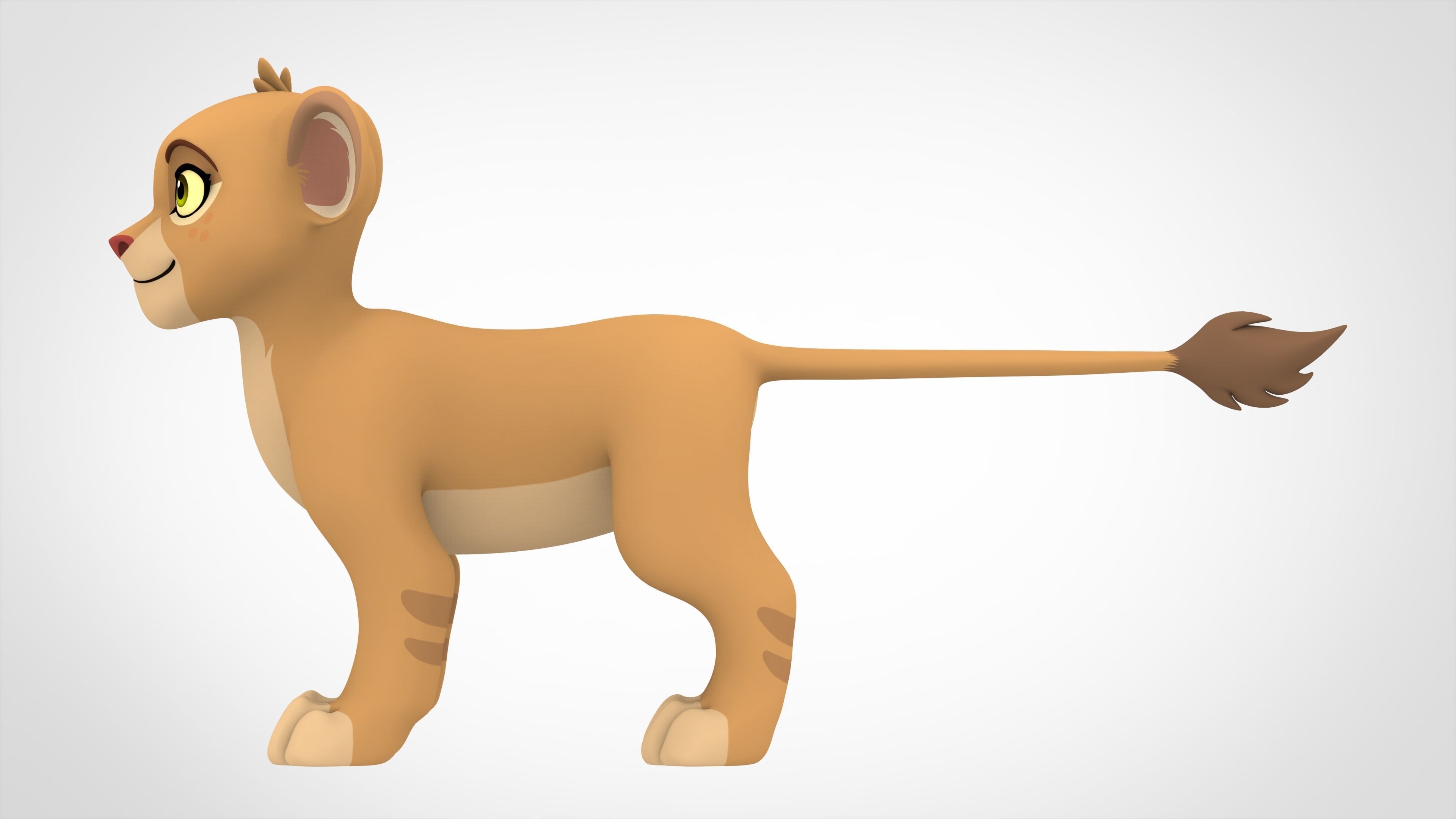 Tiifu Cub 3D model_2