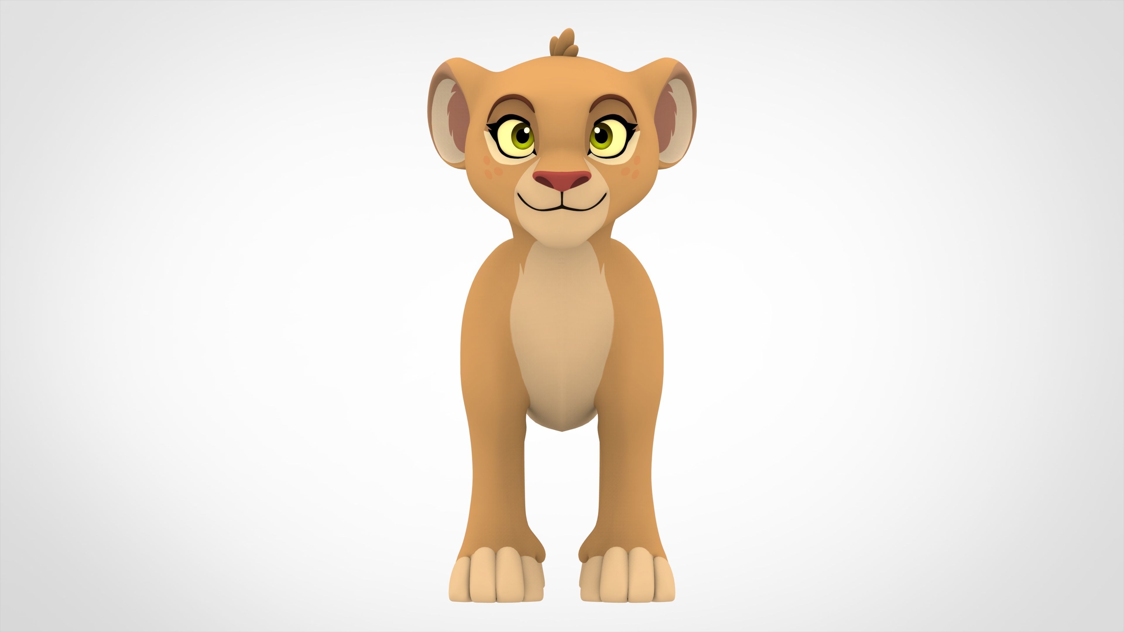 Tiifu Cub 3D model_1