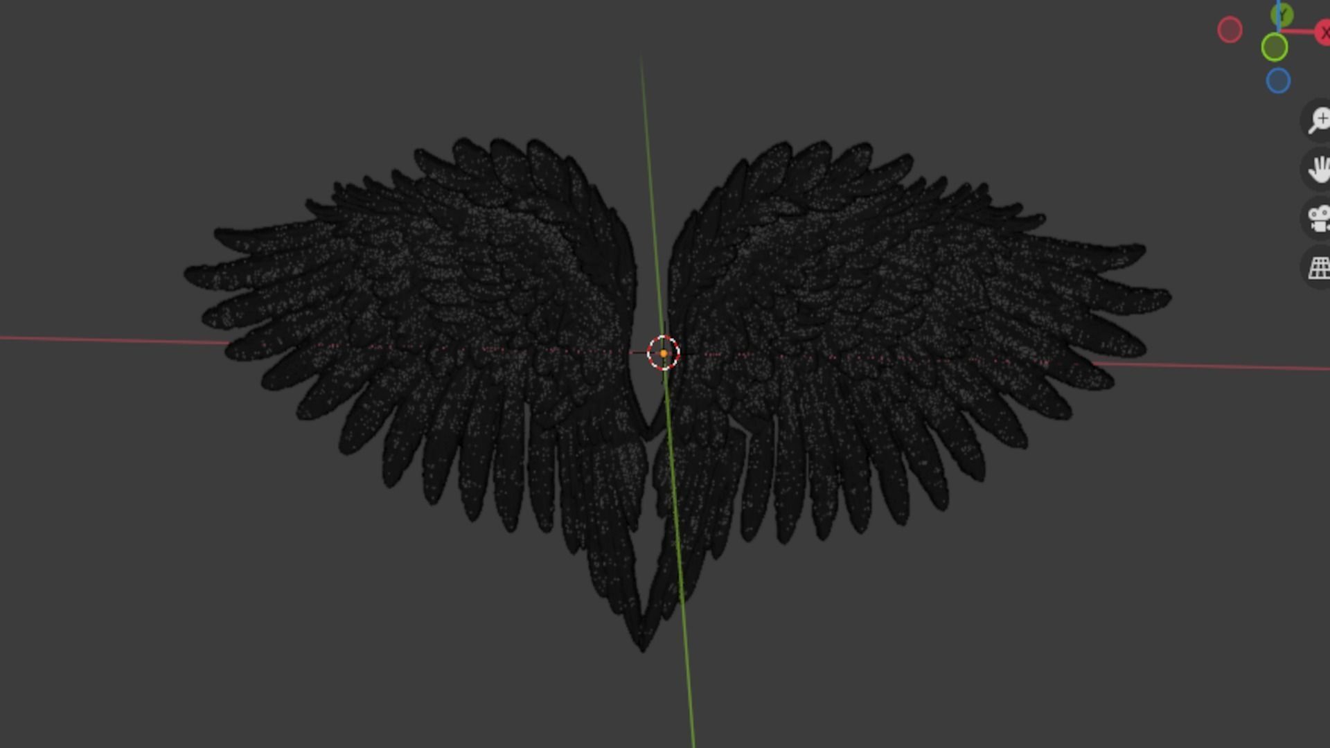 Wings Printable carved decor 17  3D print model_7