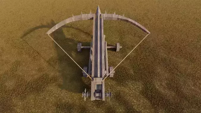 Medieval Ballista 3D model