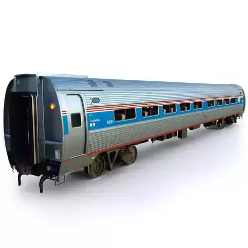 Amfleet 1 Coach Class Low-poly 3D model