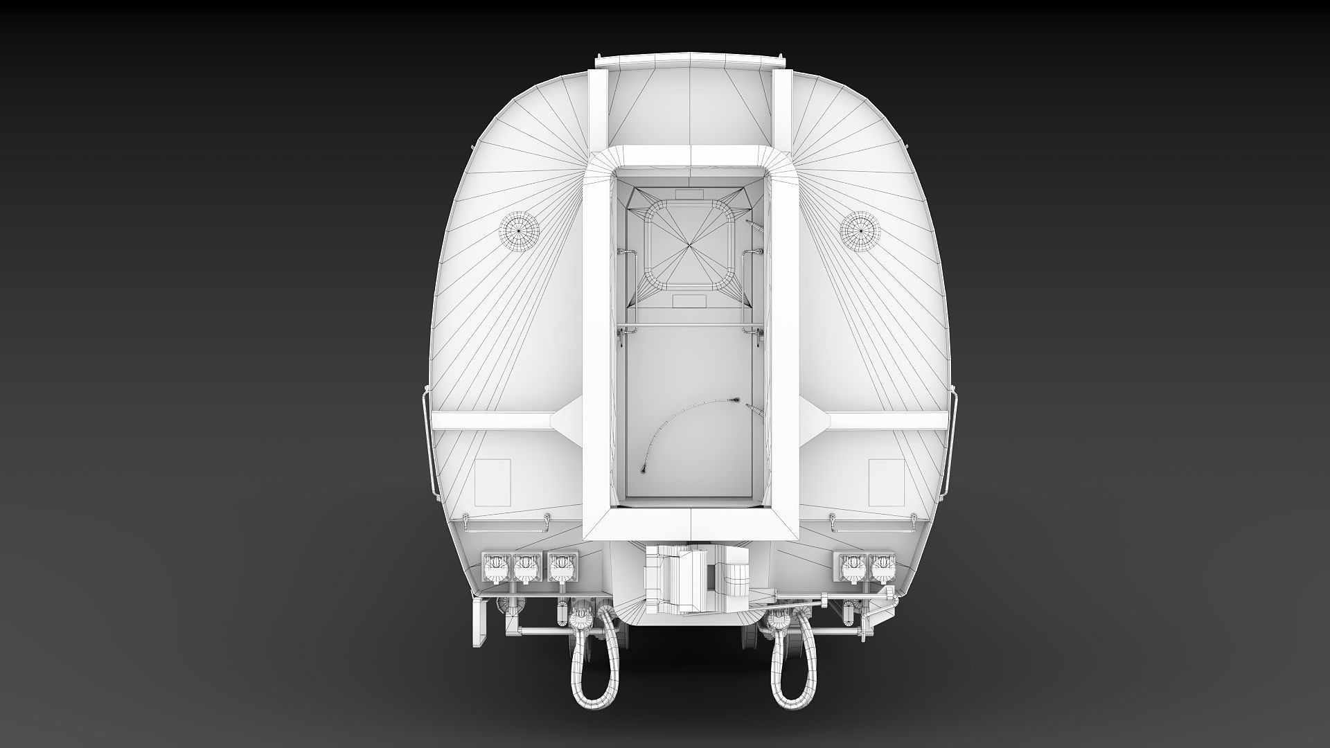 Amfleet 1 Coach Class Low-poly 3D model_37