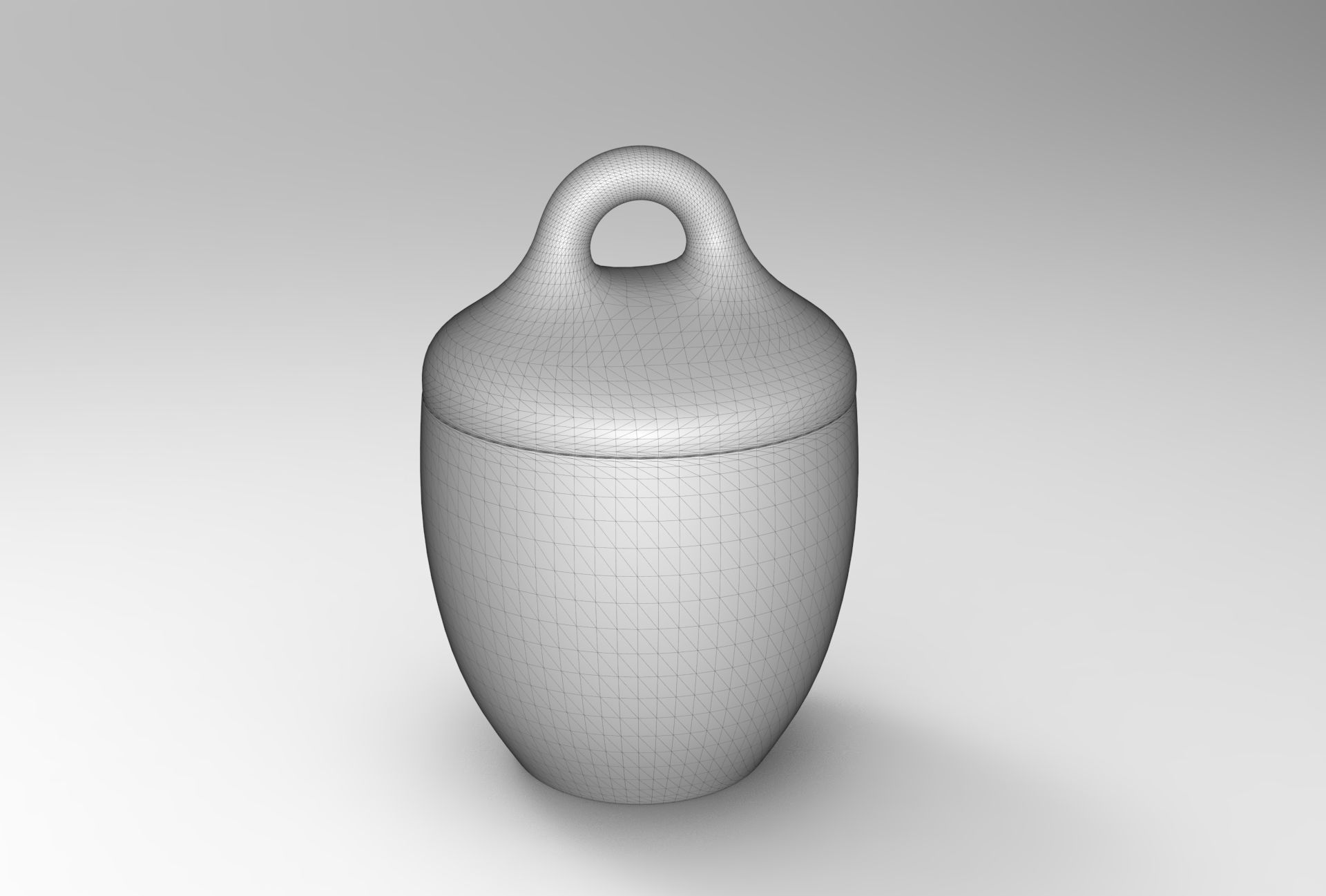 Heq Dinnerware Bowl Low-poly 3D model_5