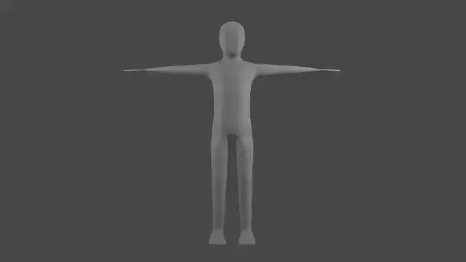 High-Poly Human Character Model For Virtual Environments
