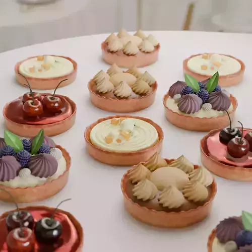 realistic and beautiful mix of pie