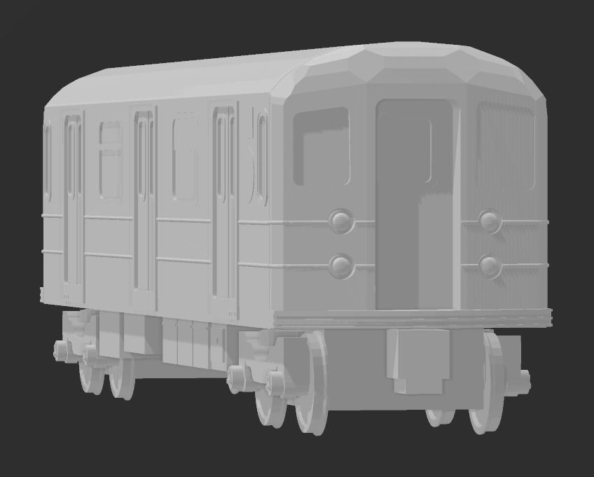 NYC MTA R62 Rolling Stock PRINT READY 3D print model_2
